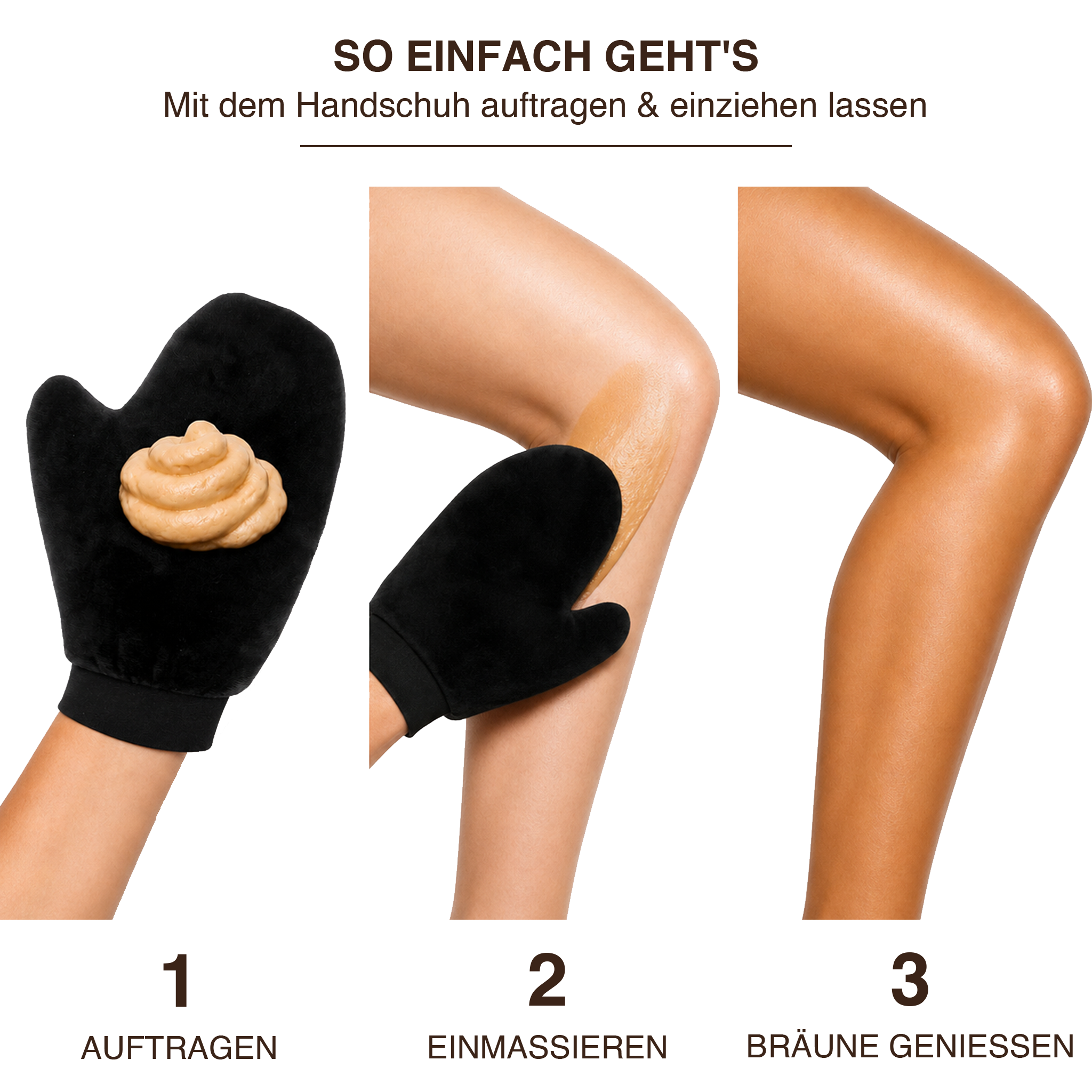Bräunungshandschuh