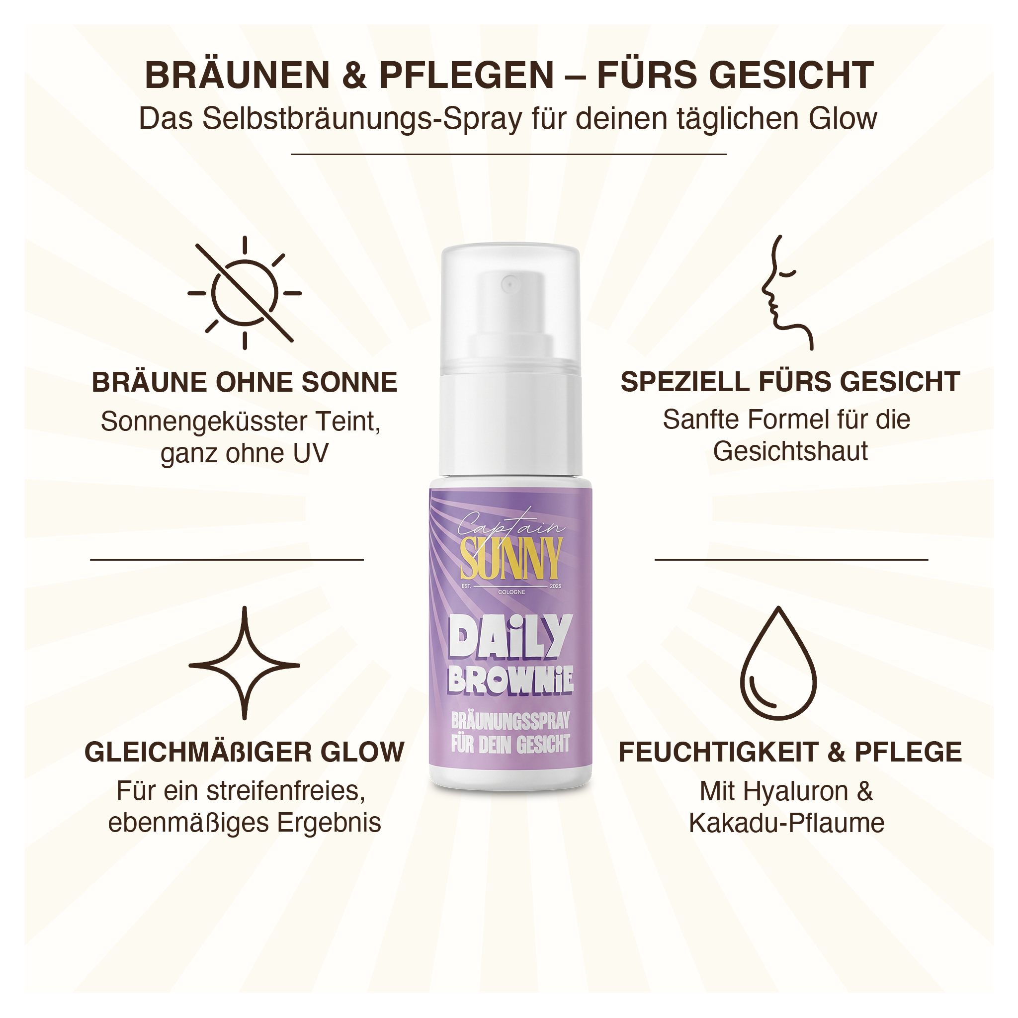 DAILY BROWNIE - Selbstbräunungs-Spray